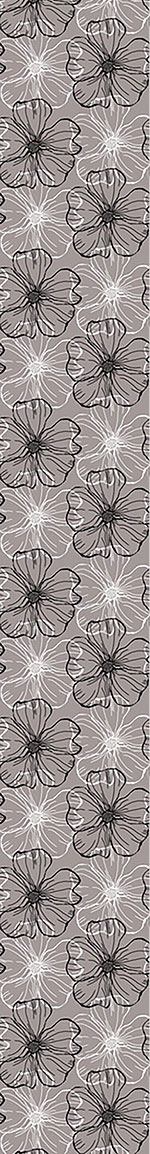 patterned-wallpaper-mallow-flowers