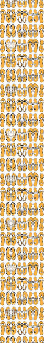 patterned-wallpaper-summer-shoes