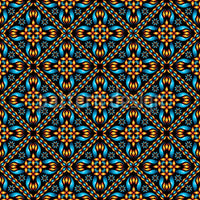 patterned-wallpaper-orange-and-blue