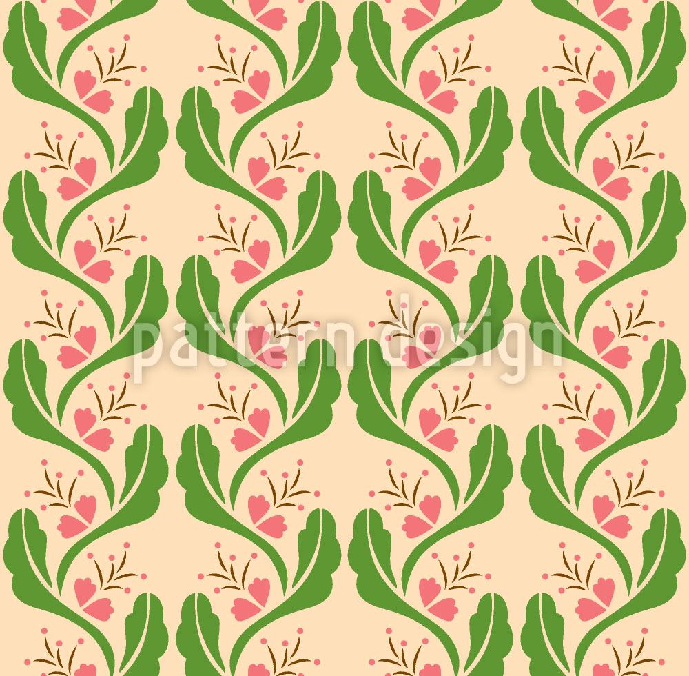 patterned-wallpaper-tendrils-with-pink