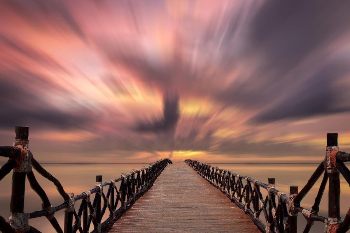 photo-wallpaper-spectacular-sunset-on-the-bridge