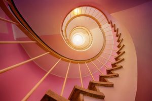 photo-wallpaper-spiral-staircase-in-pink