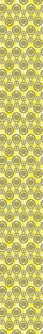 patterned-wallpaper-mehndi-yellow