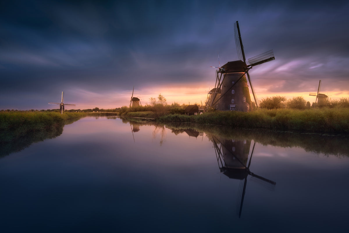 photo-wallpaper-kinderdijk-windmills