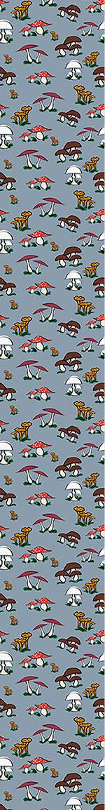 patterned-wallpaper-picking-mushrooms