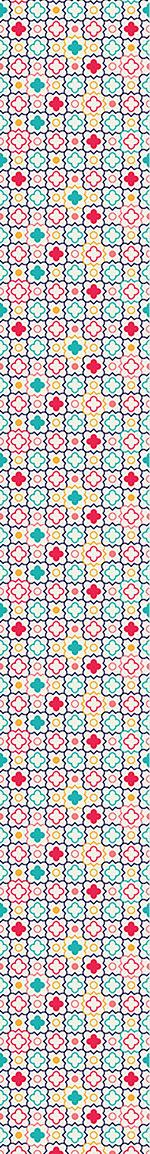 patterned-wallpaper-quatrefoil-lattice