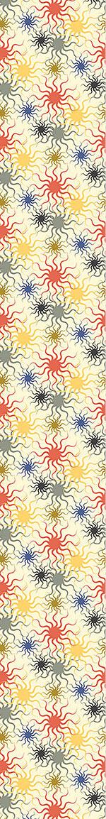 patterned-wallpaper-starfish-on-yellow