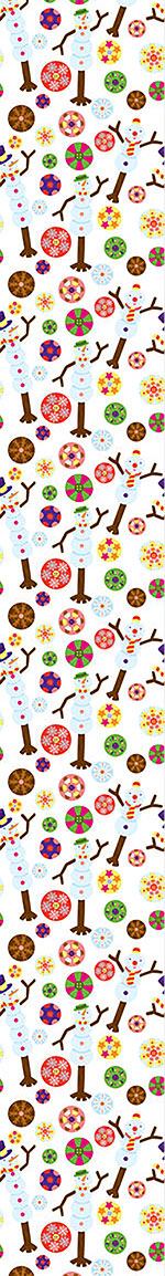 patterned-wallpaper-snowman