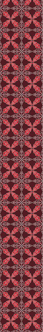 patterned-wallpaper-moroccan-red