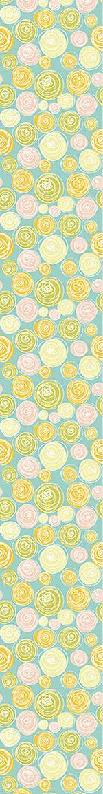 patterned-wallpaper-ranunculus-flower-dots