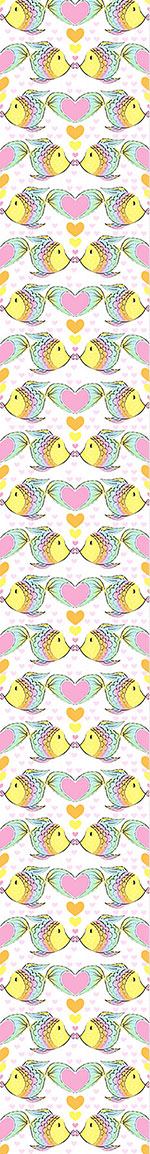 patterned-wallpaper-kissing-fish