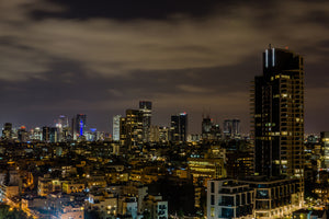 photo-wallpaper-tel-aviv-in-the-evening