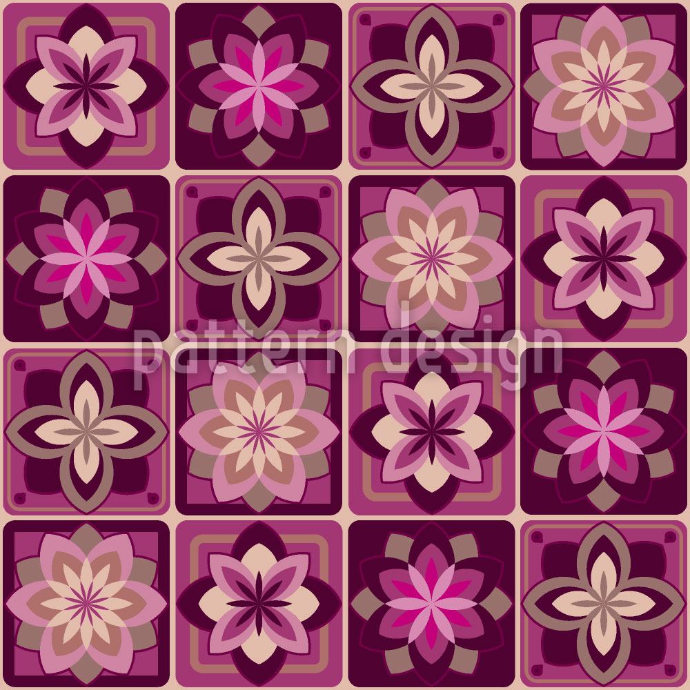 patterned-wallpaper-lotus-tiles