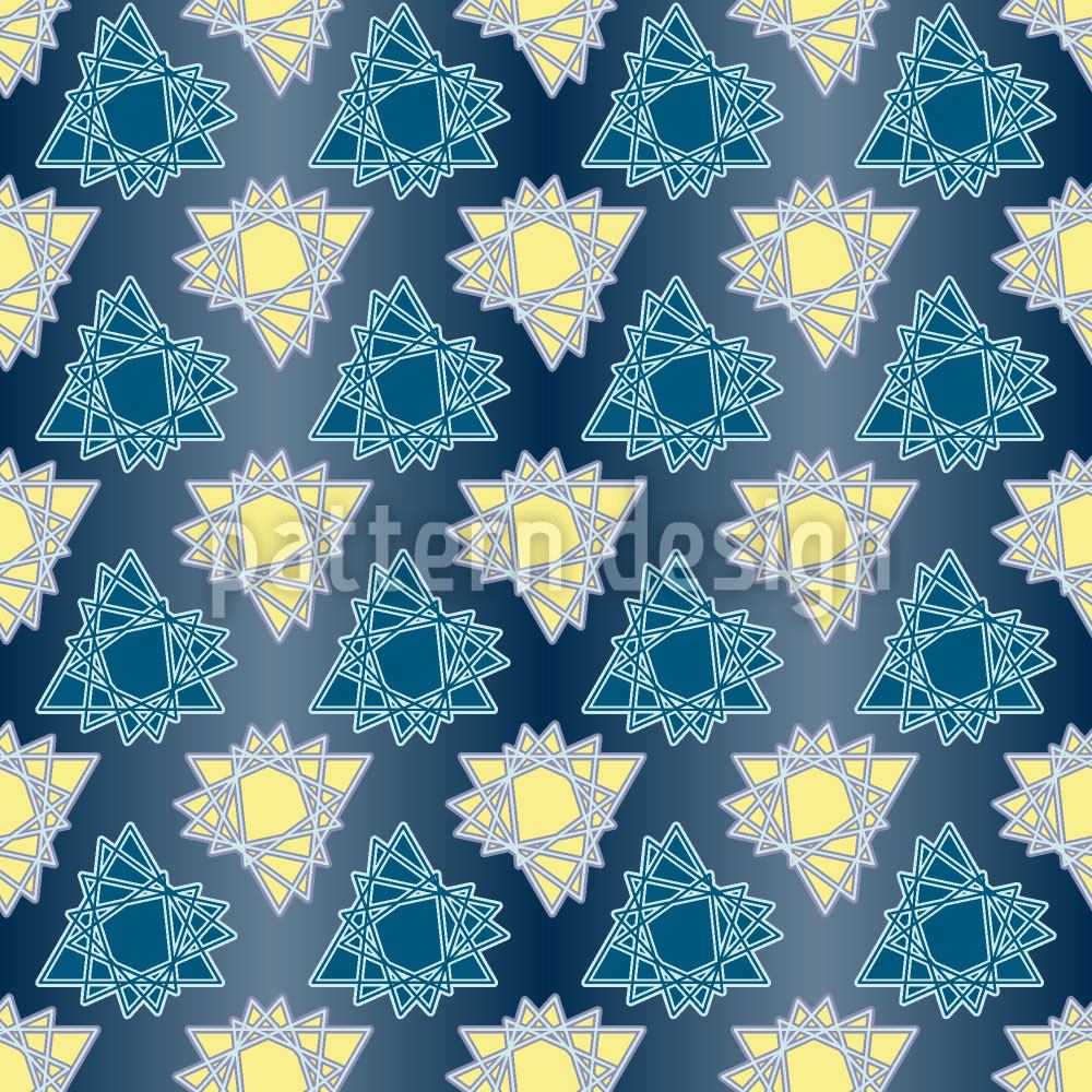 patterned-wallpaper-triangle-stars