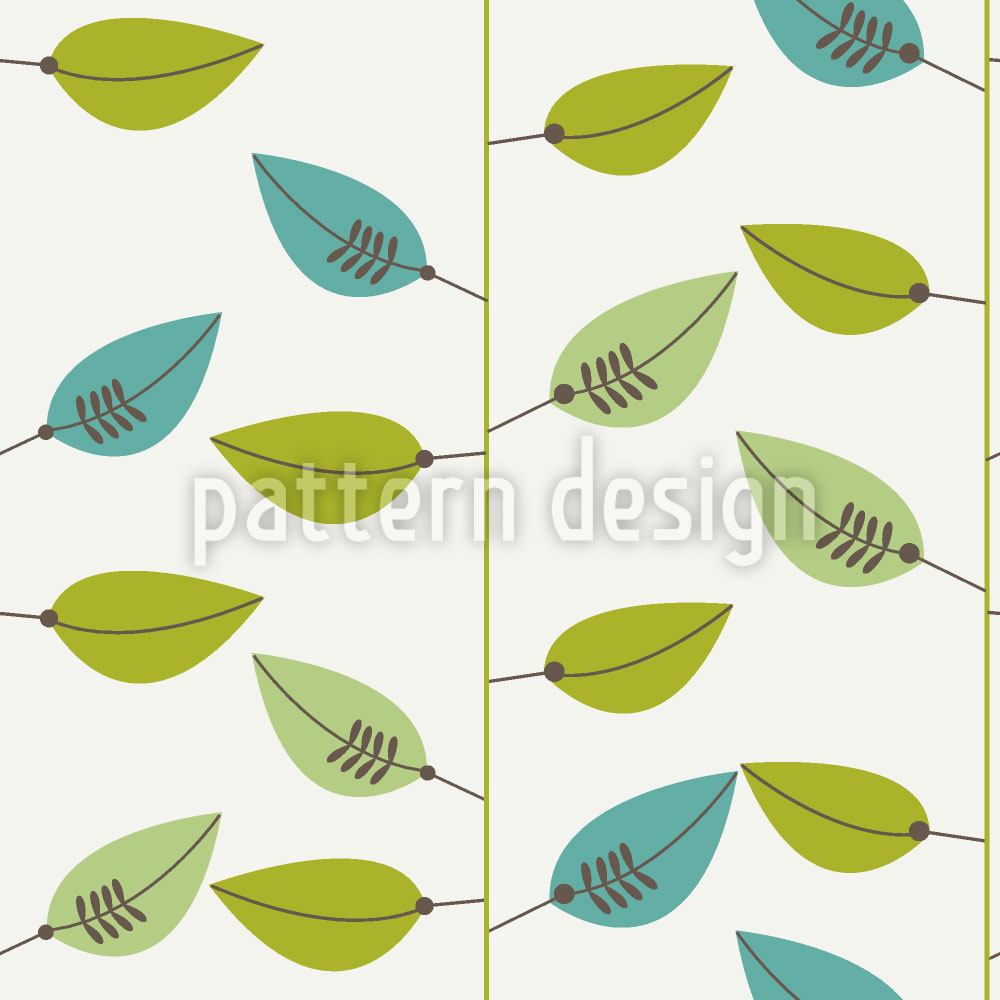 patterned-wallpaper-leaf-on-strings