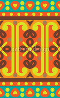 patterned-wallpaper-oriental-ethno-bordure