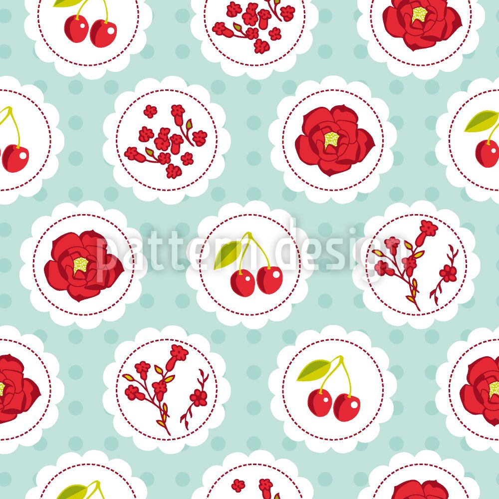 patterned-wallpaper-grannys-cherry-garden-blue