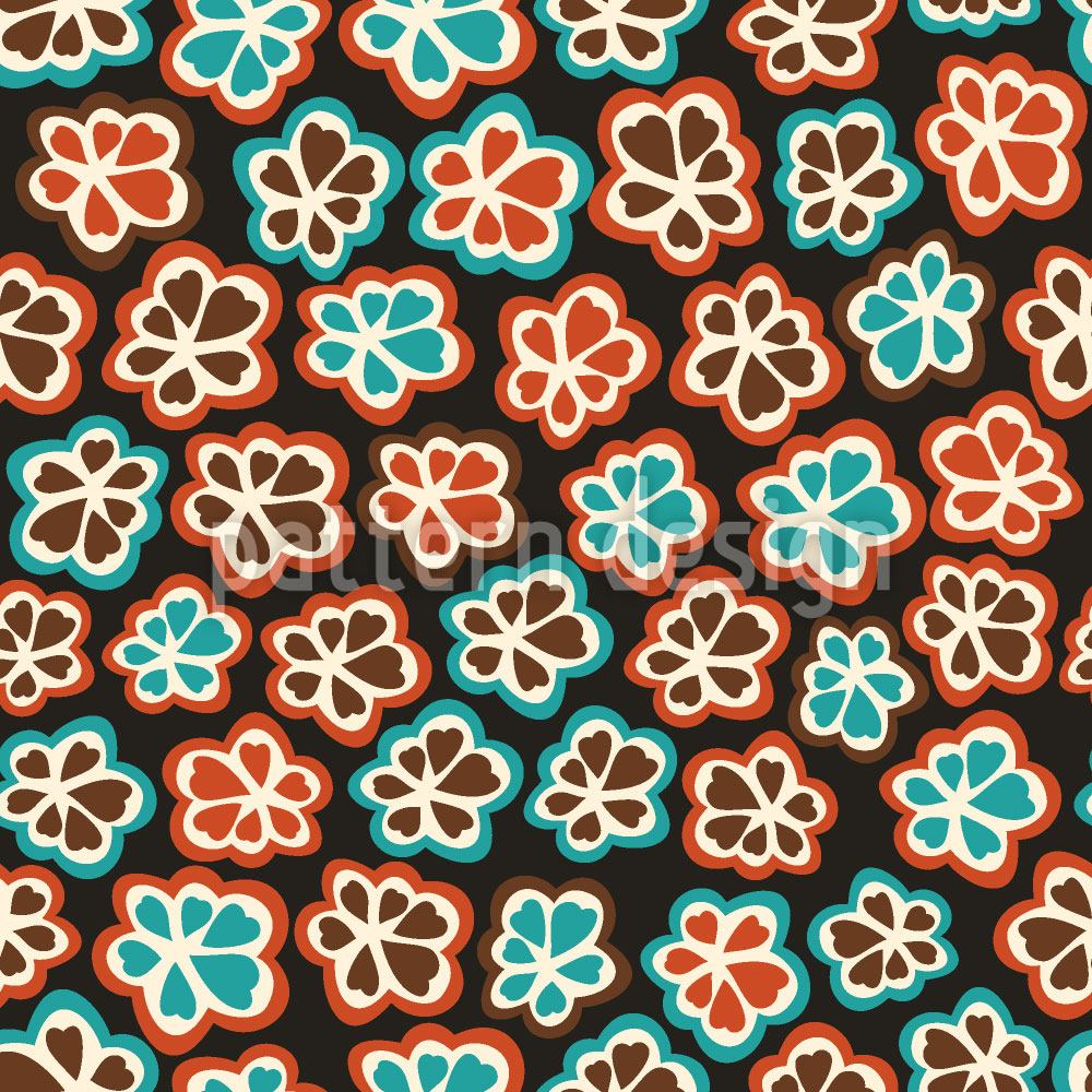 patterned-wallpaper-little-retro-flowers