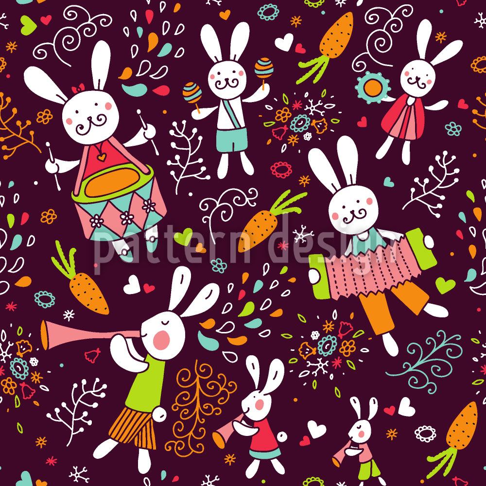 patterned-wallpaper-the-bunny-band