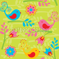 patterned-wallpaper-colorful-birdsong