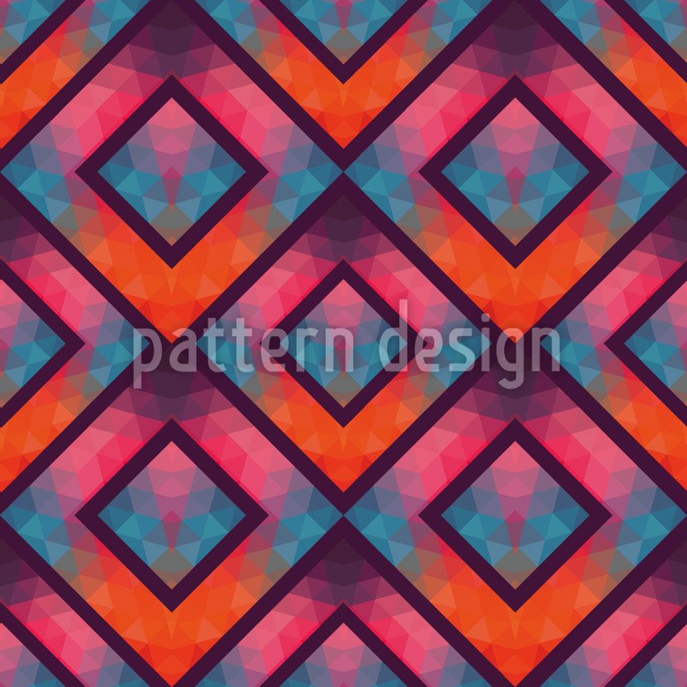 patterned-wallpaper-crystal-retro-mosaic