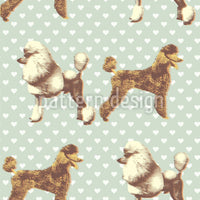 patterned-wallpaper-poodle-with-heart-aqua