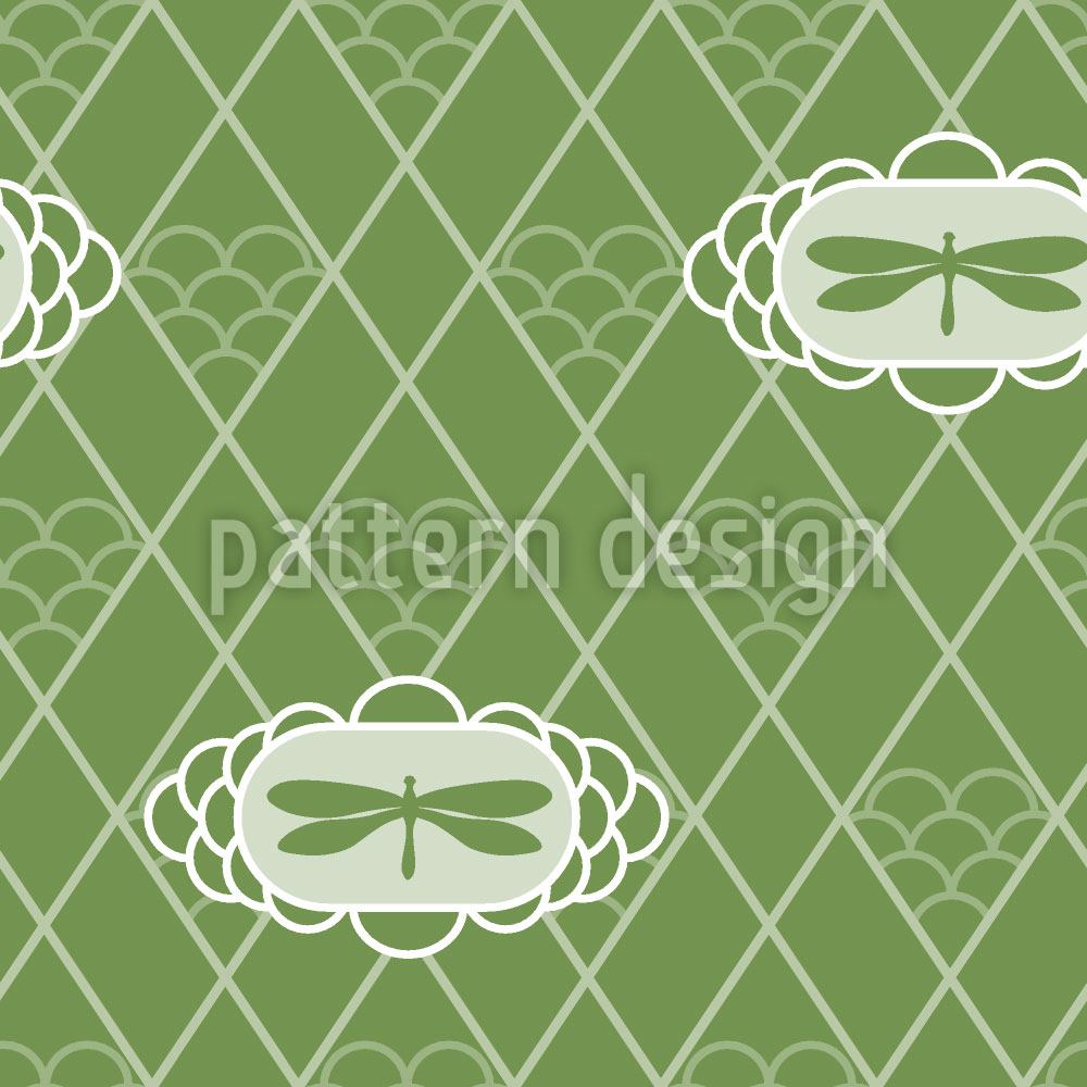 patterned-wallpaper-dragonflies-verde