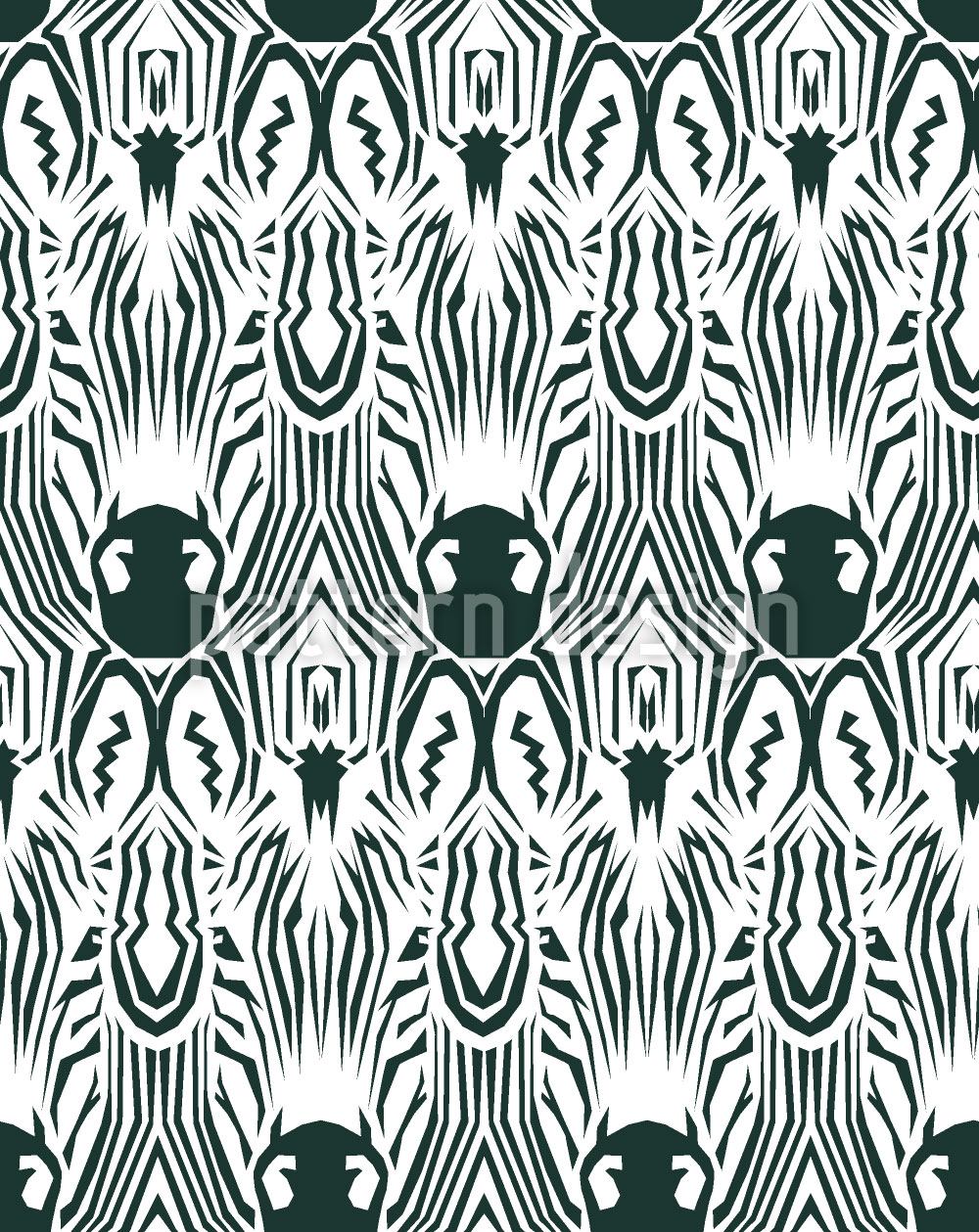 patterned-wallpaper-zebra-kaleidoscope