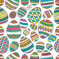 patterned-wallpaper-decorated-eggs