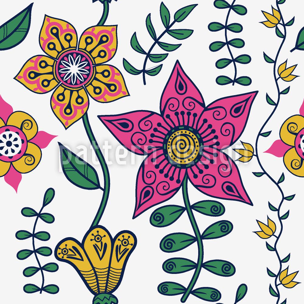 patterned-wallpaper-flowers-of-the-east