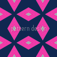 patterned-wallpaper-rhomb-floral