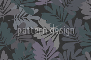 patterned-wallpaper-leaves-at-nightfall