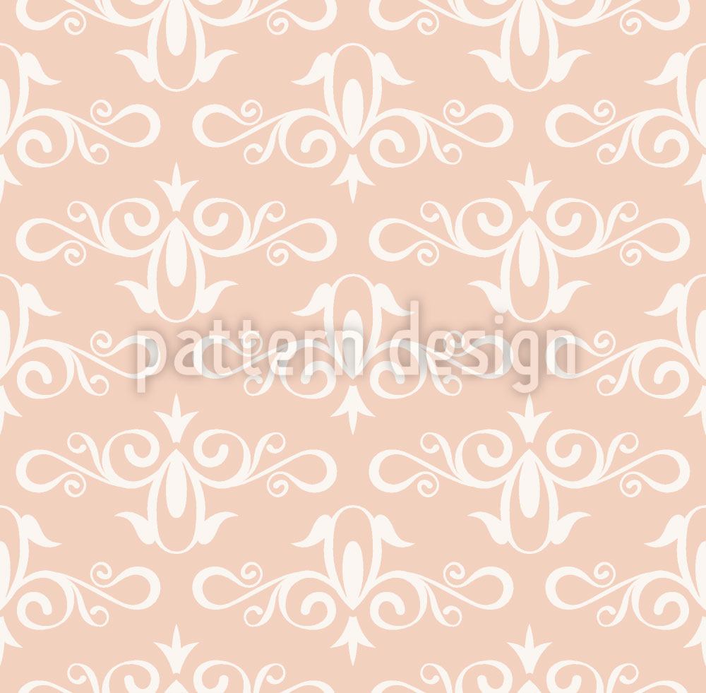 patterned-wallpaper-cinderella-rose