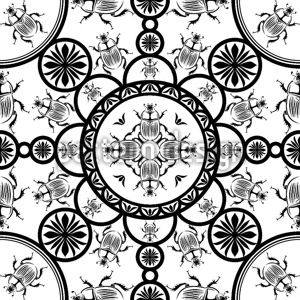 patterned-wallpaper-scarab