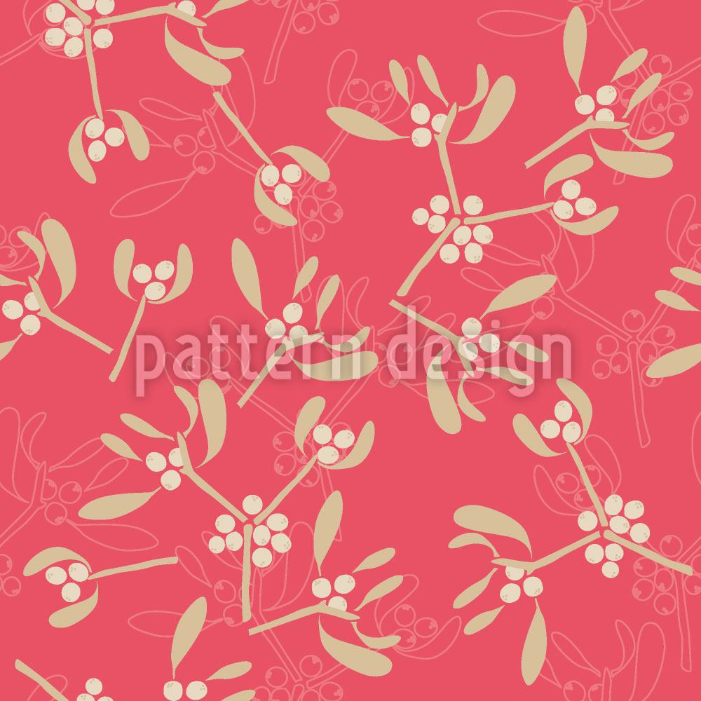 patterned-wallpaper-mistletoe-pink