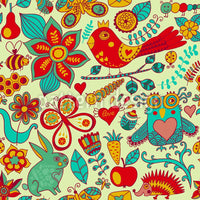 patterned-wallpaper-summer-in-the-magic-forest