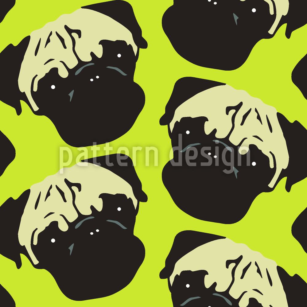 patterned-wallpaper-puggy-pop-lime