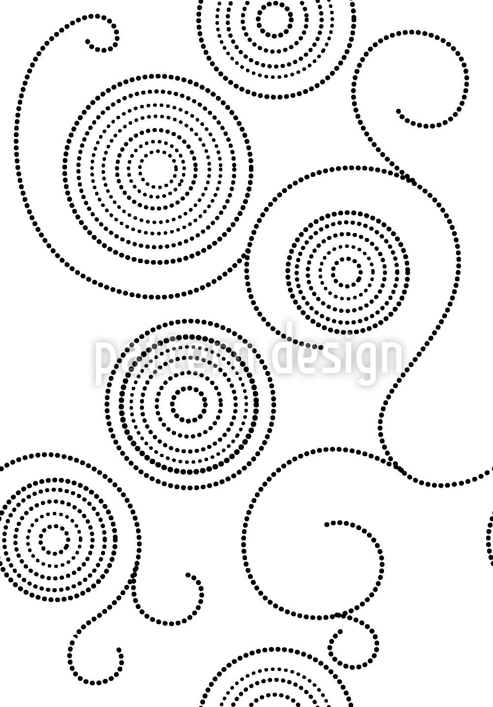 patterned-wallpaper-aboriginal-twirls-black-and-white