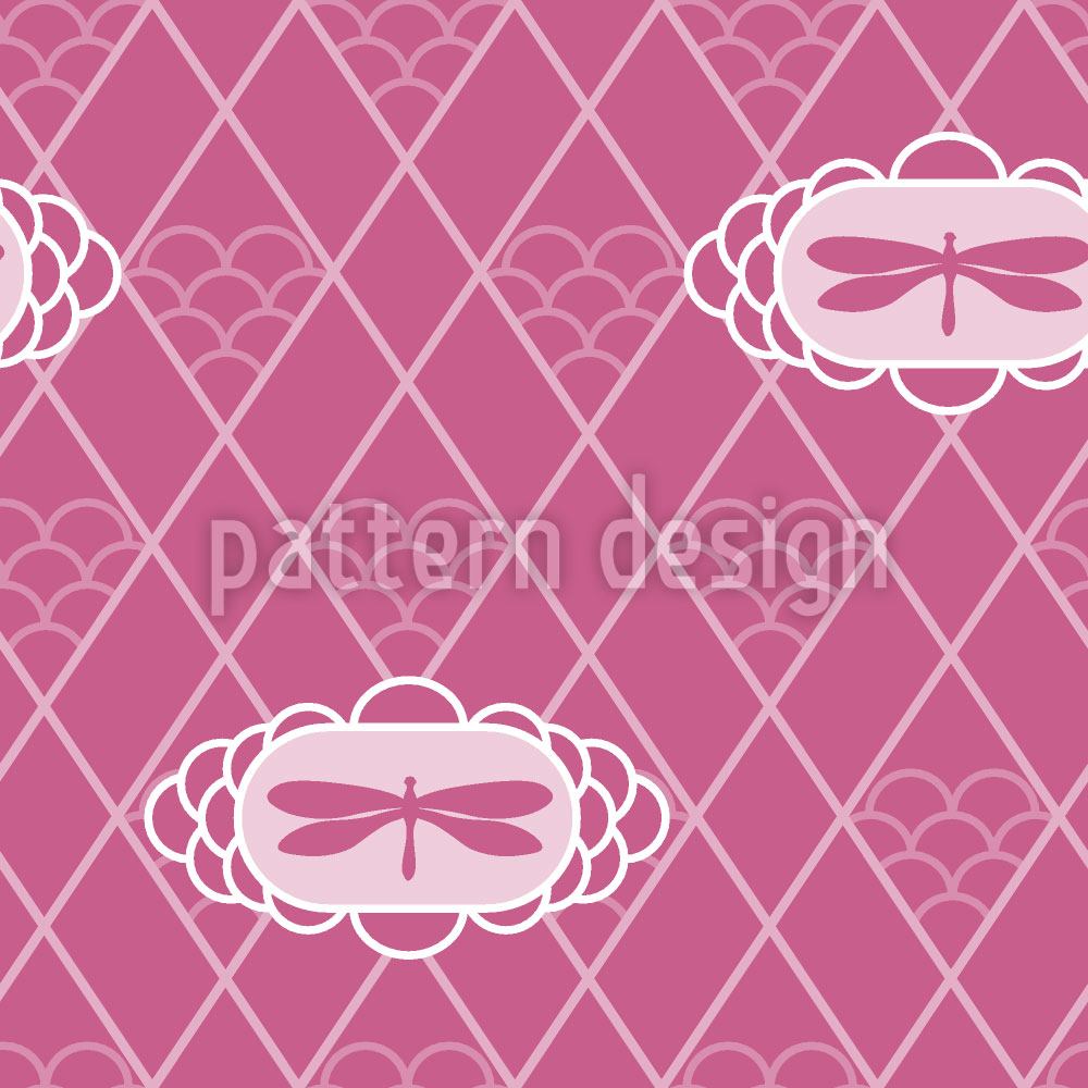 patterned-wallpaper-dragonflies-mauve