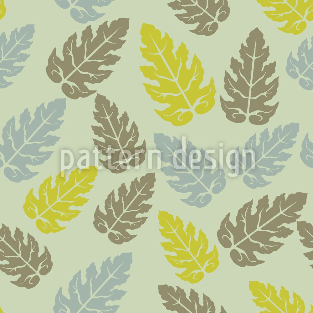 patterned-wallpaper-nordic-leaf