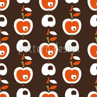 patterned-wallpaper-apples-in-chocolate