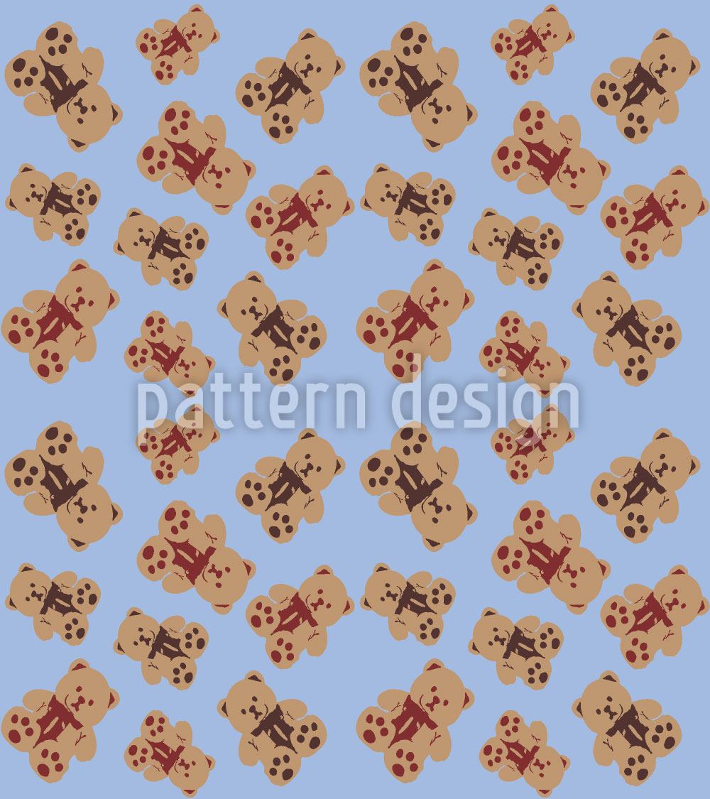 patterned-wallpaper-teddy-bears