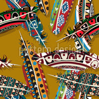 patterned-wallpaper-chieftain-feathers