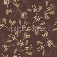 patterned-wallpaper-mistletoe-brown