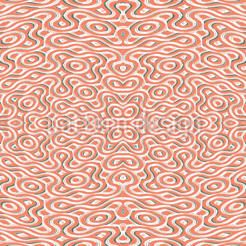 patterned-wallpaper-optical-illusion