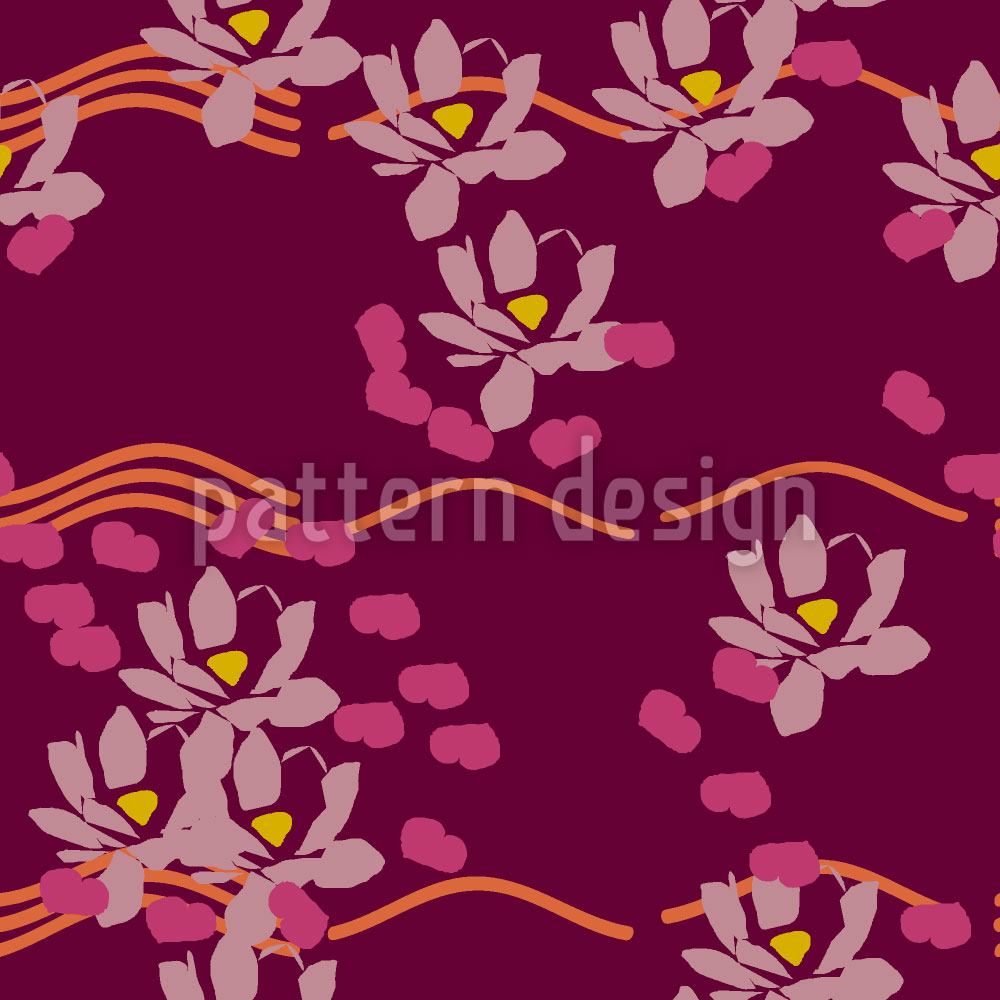 patterned-wallpaper-lotus-liebe-bordeaux