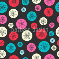 patterned-wallpaper-snowflake-bubbles