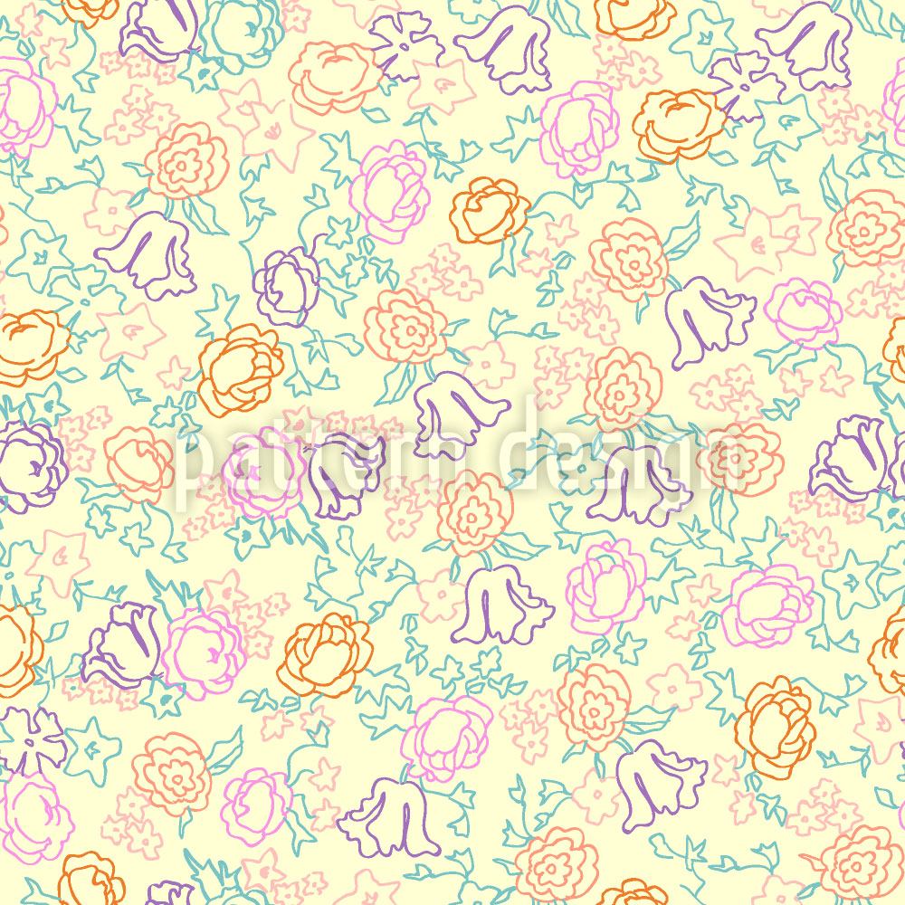 patterned-wallpaper-cute-flowers