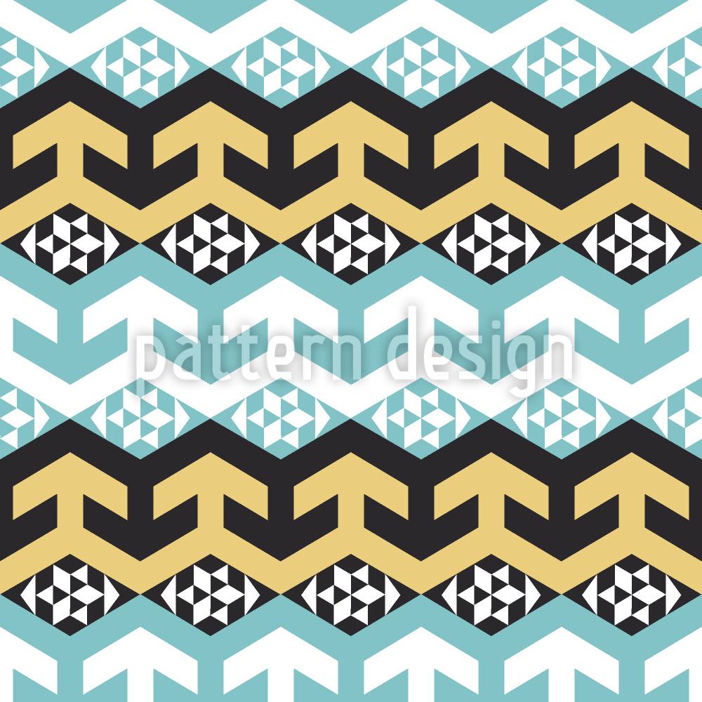 patterned-wallpaper-arabic-chevron-variation