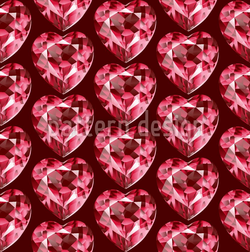 patterned-wallpaper-crystal-heart